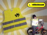 Gilet Pédibus Publicitaire Pas Cher - Gilet Sécurité Enfant Personnalisé