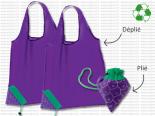 Sac Shopping Pliable Publicitaire raisins - GRAPPEO26