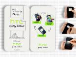 Sticker Microfibre Publicitaire Smartphone - Blister