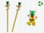 Crayon Bois Grenouille - Grossiste Crayon Figurines