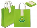 Sac course pliable Publicitaire Vert - MERCAT32