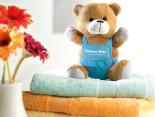 Ourson publicitaire en peluche avec habits - EDGAR90