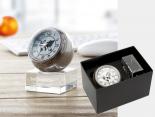 Horloge de bureau analogique Publicitaire - GLOBETROTTER