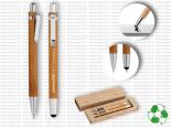 Stylo Publicitaire Bois et Stylet Publicitaire bambou - Parure