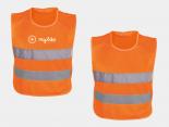 Gilet Sécurité Publicitaire Enfant - Gilet Pédibus Orange - GSEO1