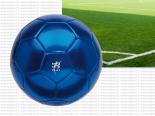 Grossiste Ballon de Foot Publicitaire Bleu