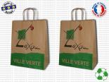 Sac Kraft Publicitaire Pas Cher - 25 x 9 x 32 cm - SALON