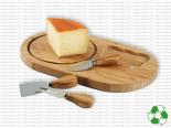 Plateau fromage en bois avec couteaux - ROMAE33