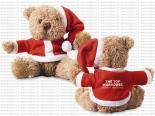 Peluche Ourson Chapeau de Père Noel Cadeau Noel - PLXM11