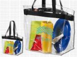 Sac Cabas Publicitaire Transparent - 30.5 x 30.5 x 12.5 cm - MTCR74