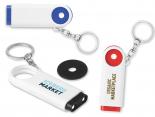 Porte clé jeton publicitaire lumière - LMJT25