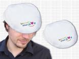 Casquette bouliste Publicitaire ajustable blanche