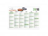 Calendrier Publicitaire 2024 - 30 x 21.5 cm - vert - CPVT303