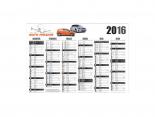 Calendrier Publicitaire 2024 - 30 x 21.5 cm - noir - CLPB303