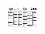 Calendrier Publicitaire 2023 - 43 x 30 cm - noir - CLPB43