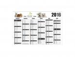 Calendrier Publicitaire 2023 - 43 x 30 cm - noir - CLPB43