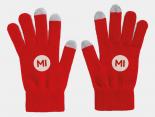 Gants tactiles Publicitaires rouge smartphones - RDGT25