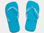 Tong Publicitaire bleu turquoise - TGPB2