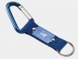 Mousqueton Publicitaire Porte Carabinier Bleu - CARABINEO13