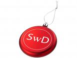 Boule de noel Publicitaire Rouge