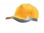 Casquette Publicitaire réfléchissante Orange fluo - NRRC32