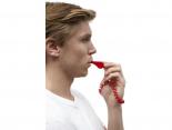 Sifflet Publicitaire avec bracelet ressort rouge - RJSB78