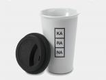 Gobelets Publicitaires céramique silicone 27.5 Cl - GOBELET CERA